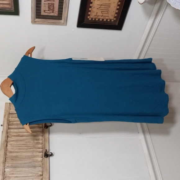a new day Tops - 🟢 6 oz (121) a new day blue turtle  neck tunic